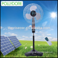 14" solar fan,stand oscillating rechargeable fan with timer